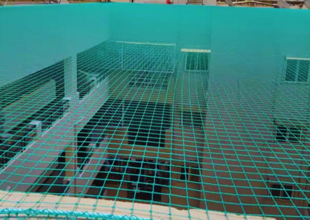 Open area safety nets for apartments and homes