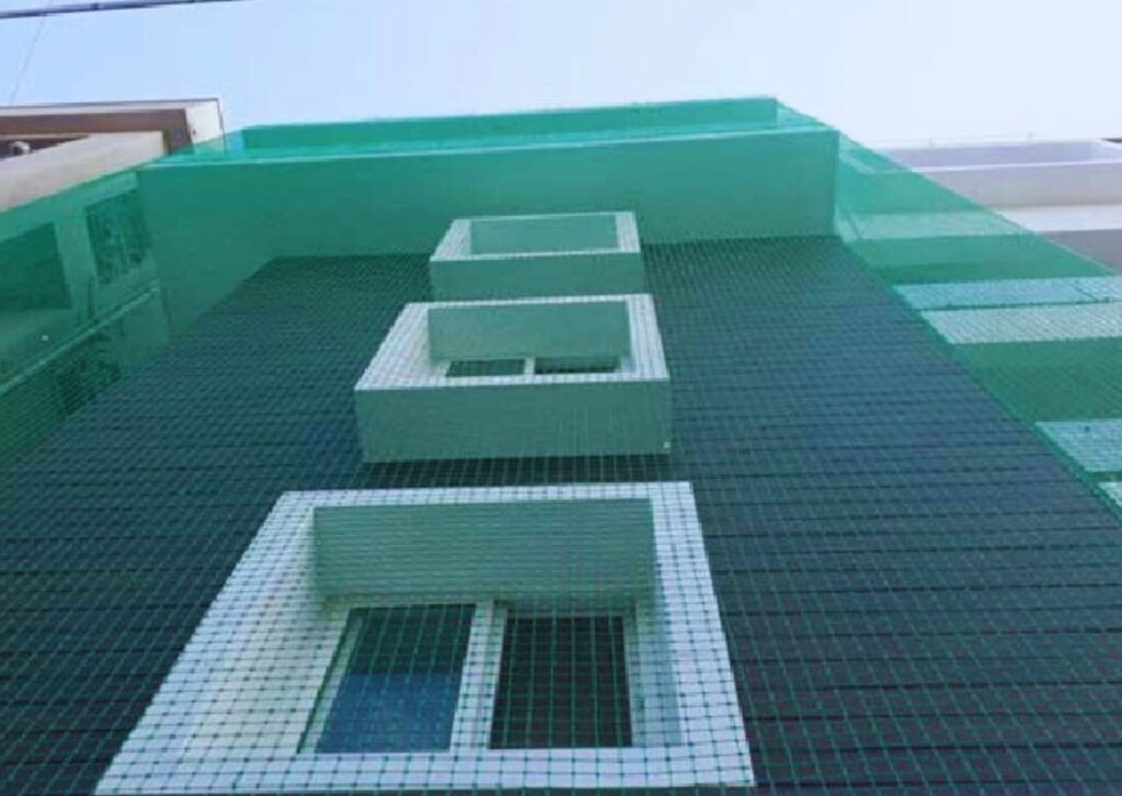 Affordable duct area safety nets for Apartments